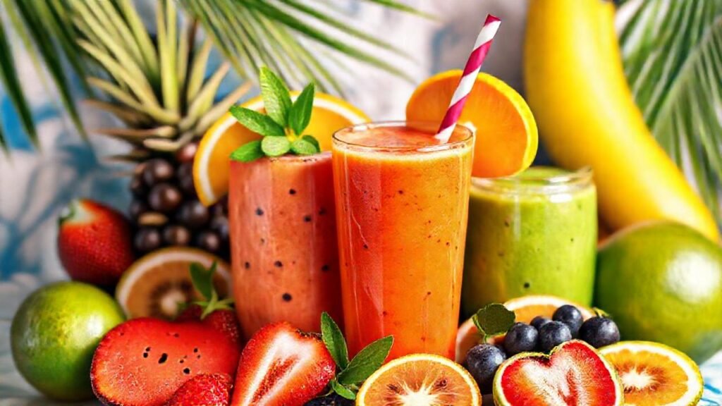 Batido vibrante y saludable