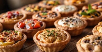 Pasteles frescos y deliciosos