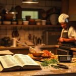Un chef estresado enfrenta el caos culinario