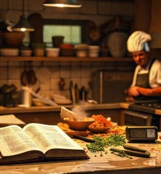 Un chef estresado enfrenta el caos culinario