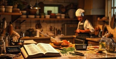 Un chef estresado enfrenta el caos culinario