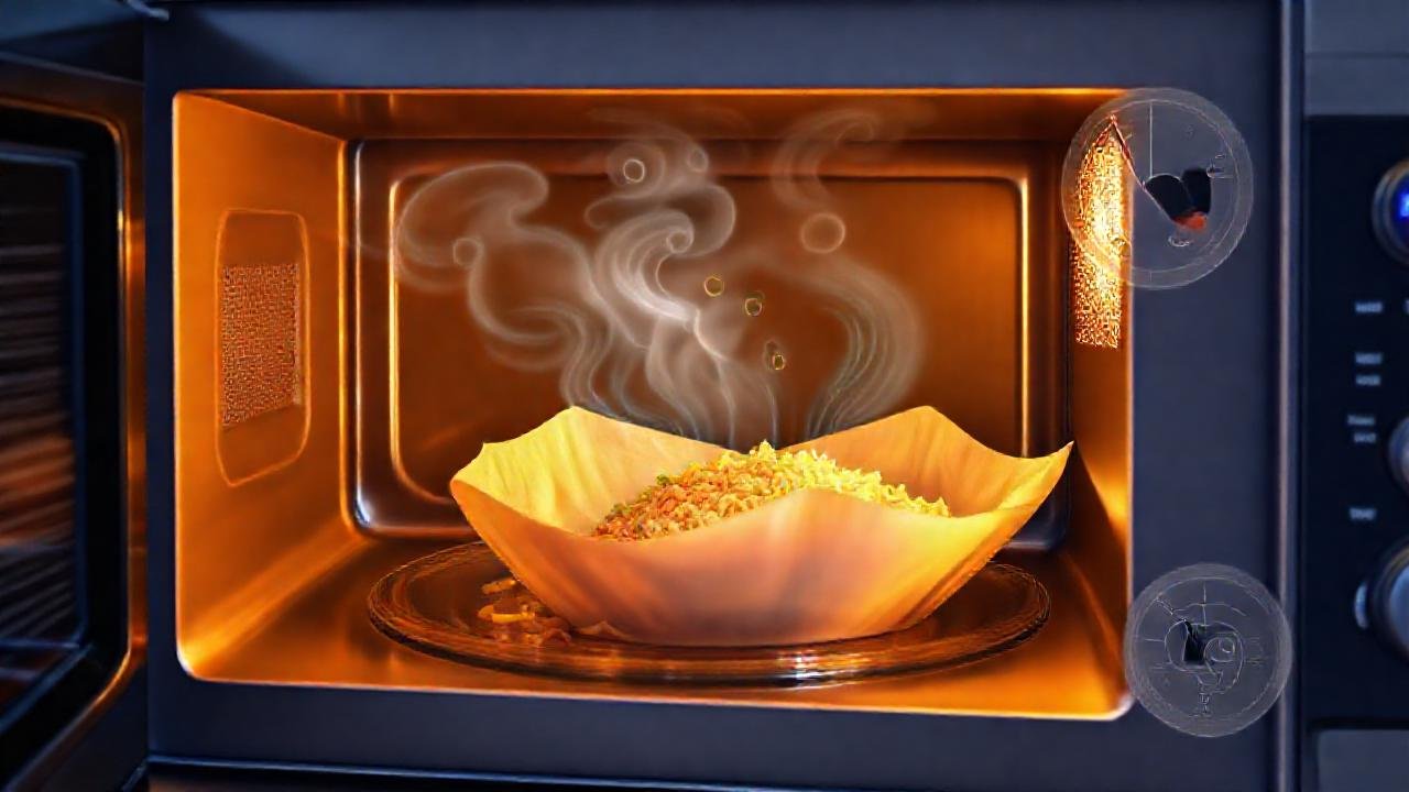 Horno microondas: ciencia y calor visual