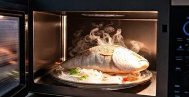 Pescado al microondas