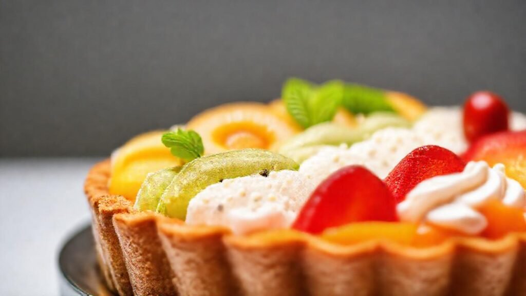 Tarta colorida y artística