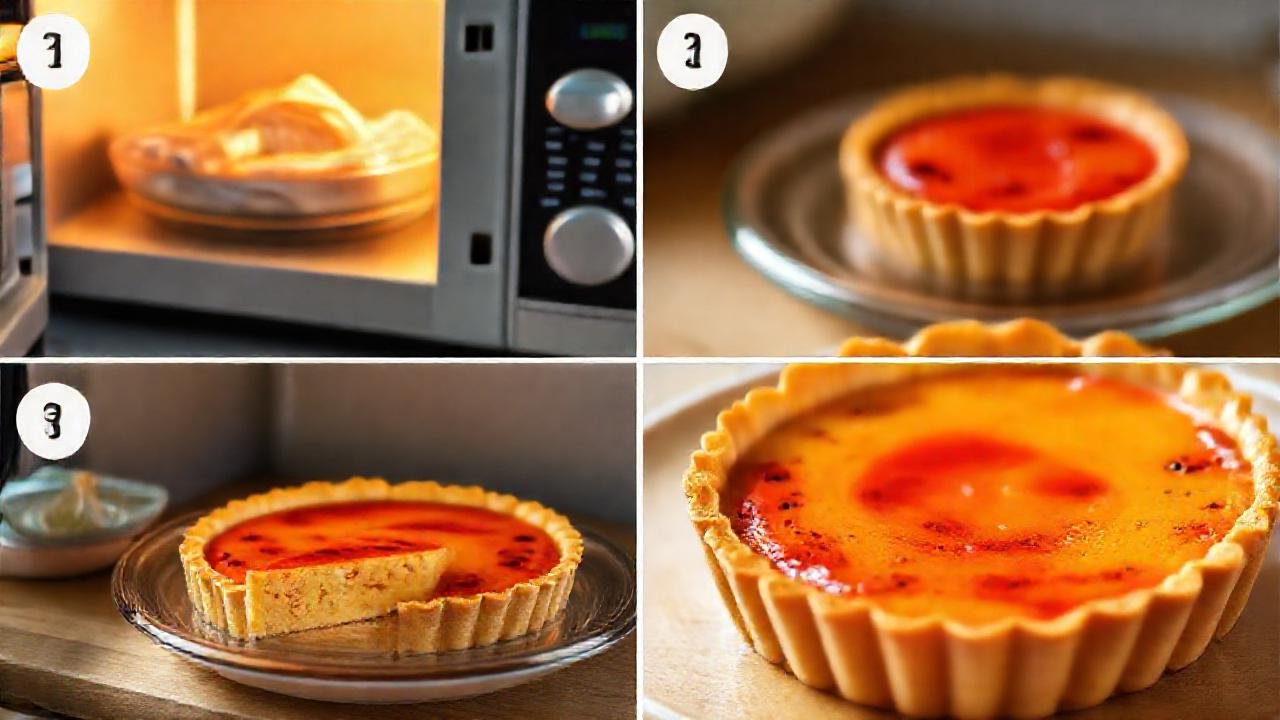 Receta de tarta asiática, visualmente atractiva