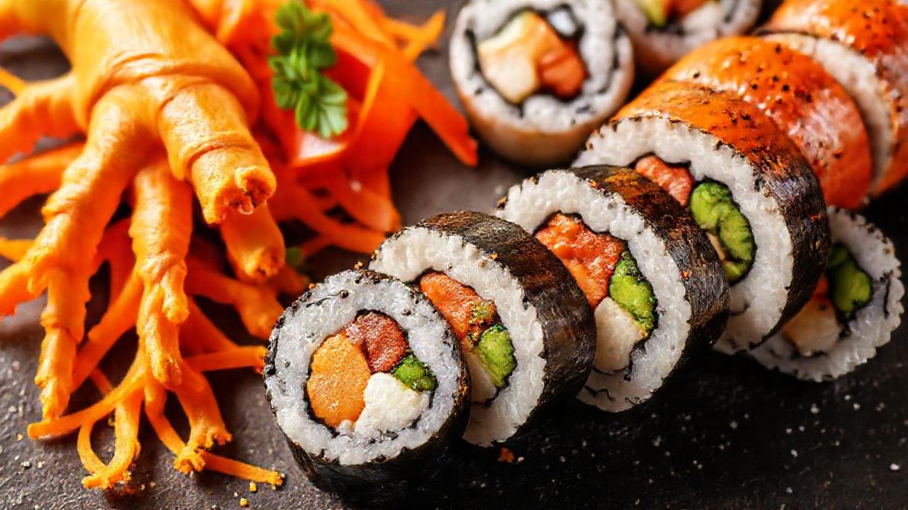 Sushis vibrantes ofrecen textura y sabor