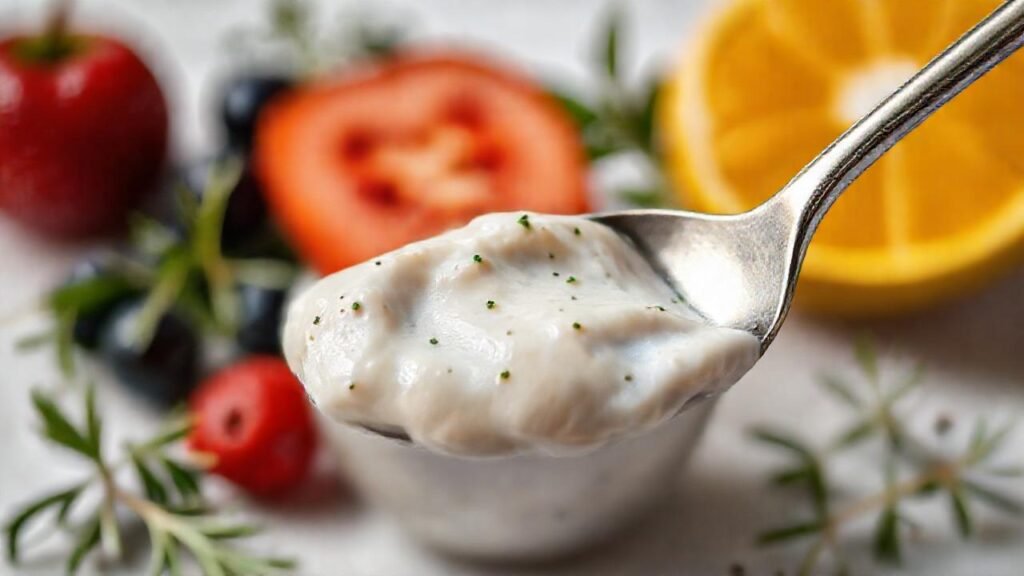 Frutas frescas y cremosas