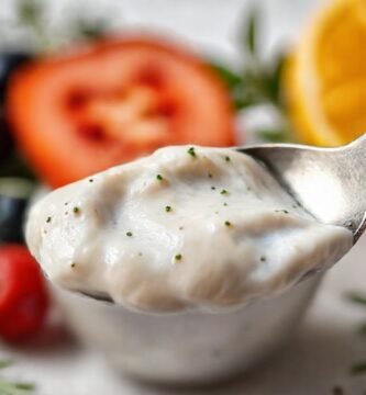 Frutas frescas y cremosas