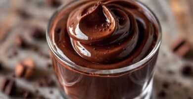 Mousse de chocolate oscuro