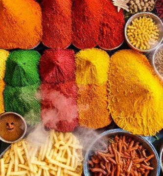 Un mercado global vibrante y colorido