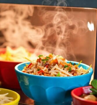 Comida deliciosa y colorida se prepara fácil