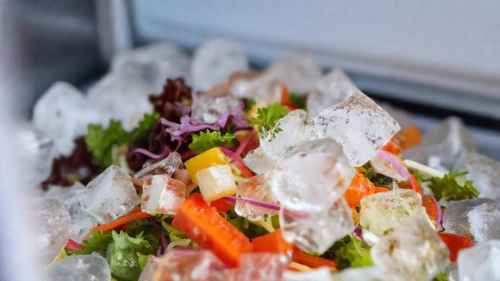 Ensalada fresca y apetitosa en frío