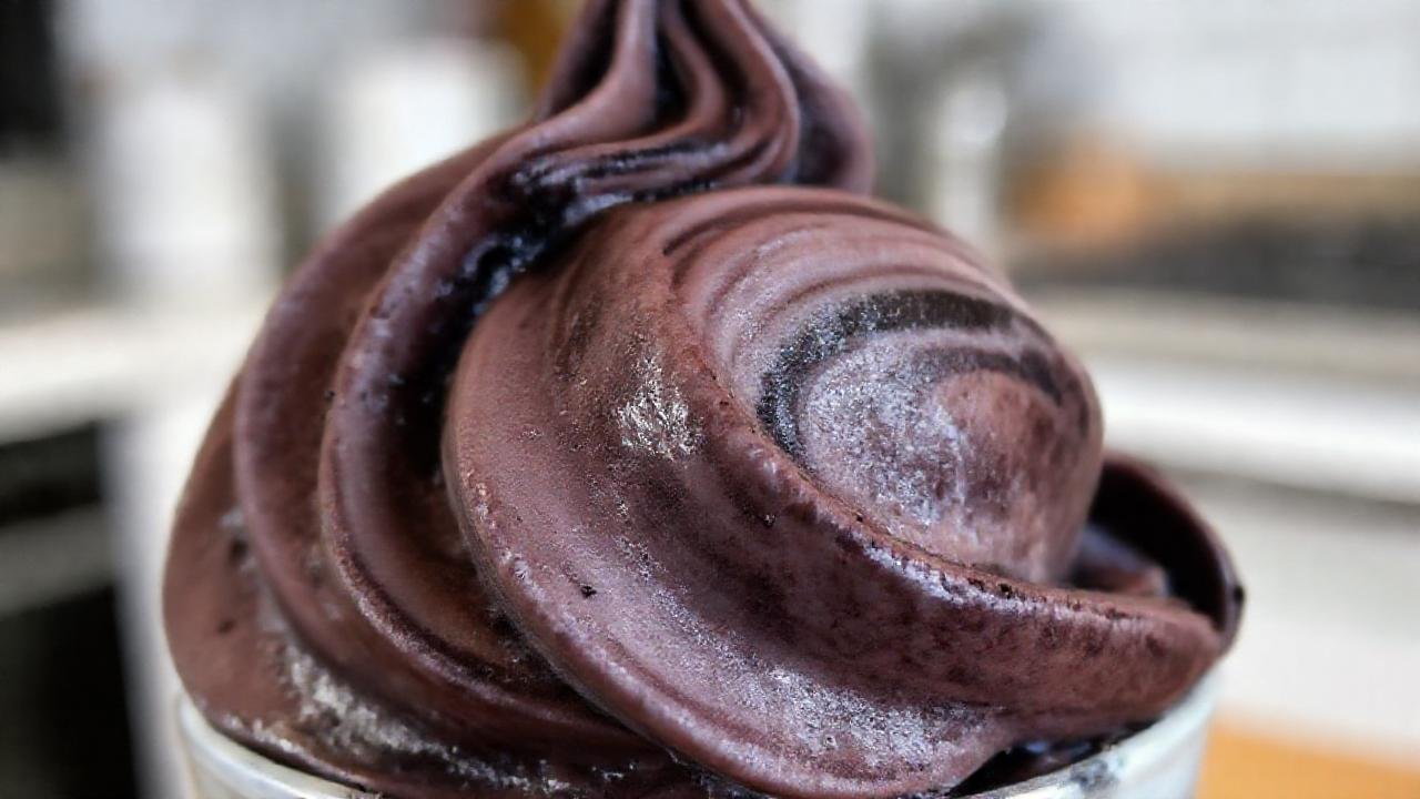 Helado de té negro, textura cremosa y deliciosa