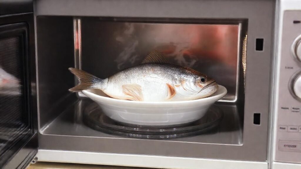 Cocina de pescado fresco
