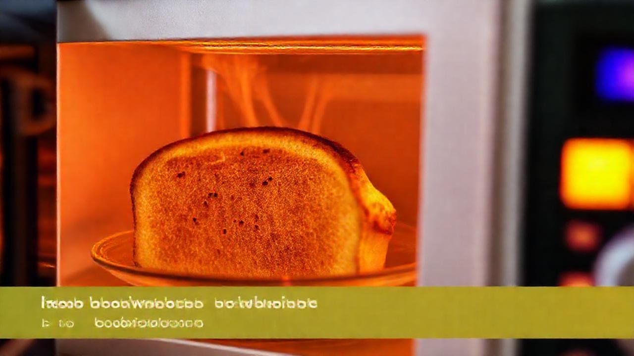 Tostada de microondas: dorada, cálida y apetitosa