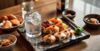 Un ambiente japonés elegante y sereno