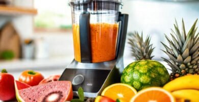 Un smoothie tropical vibrante es delicioso