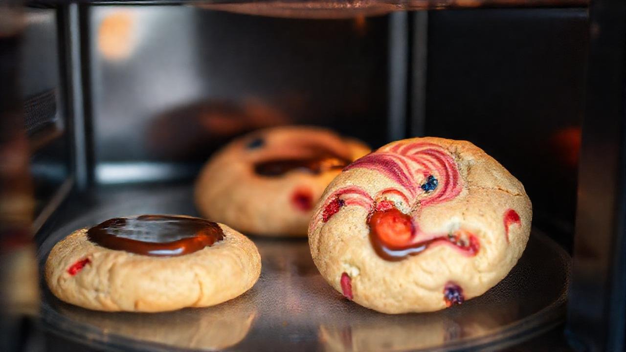 Galletas cálidas y chocolate derretido son deliciosas