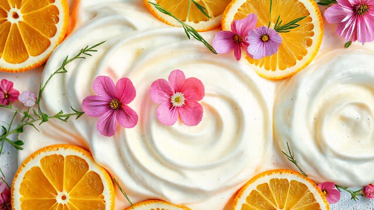 Crema fresca, verano cítrico y floral