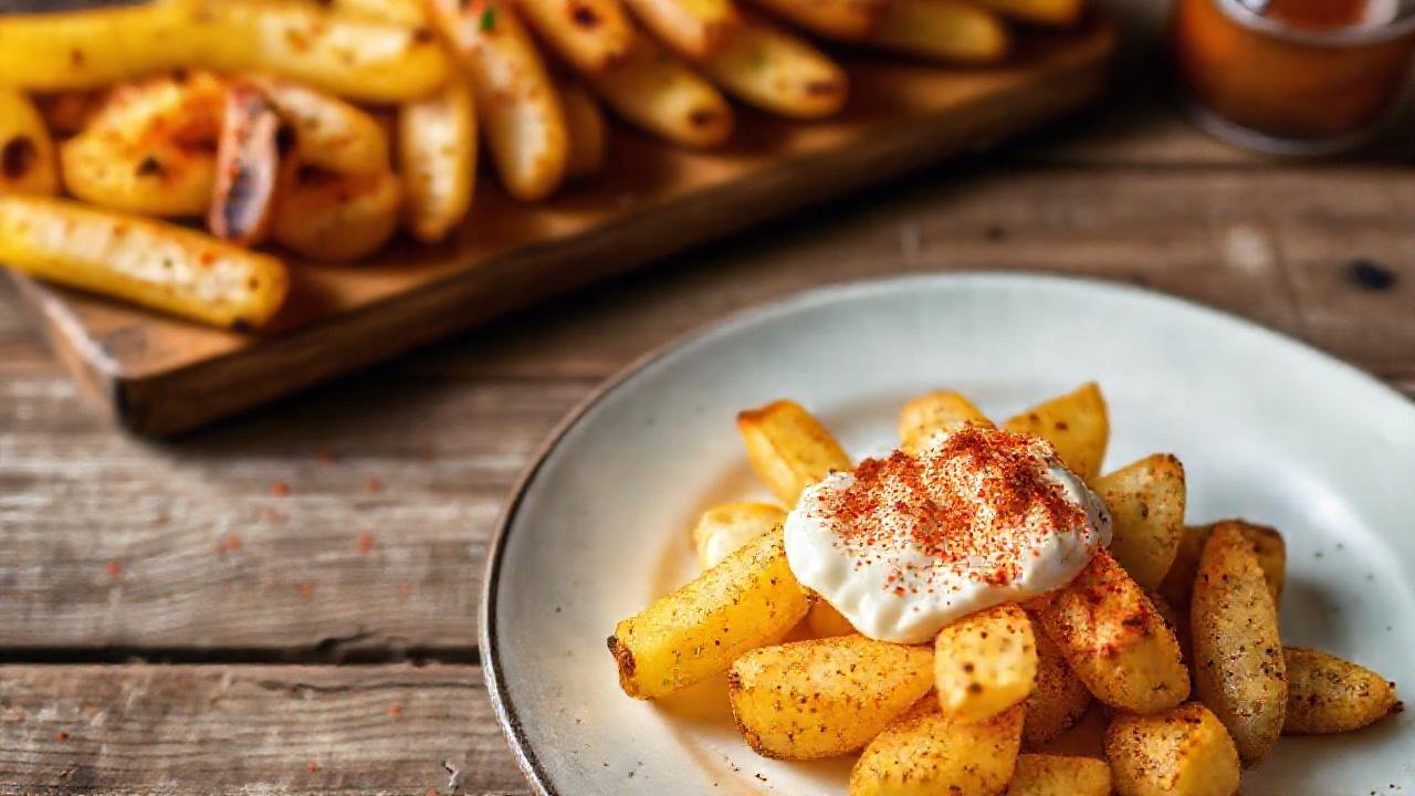 Tabla de madera con tapas sabrosas