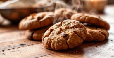 Galletas cálidas en un ambiente acogedor