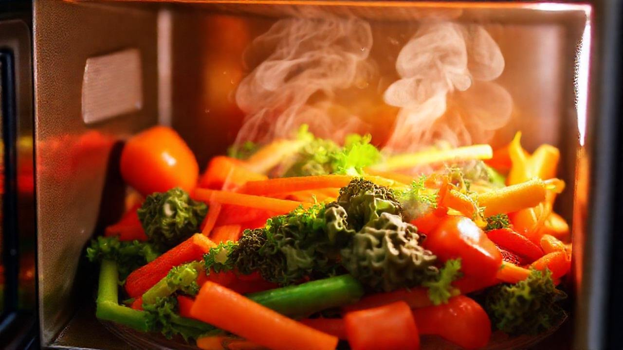 Vegetales al microondas, saludables y apetitosos