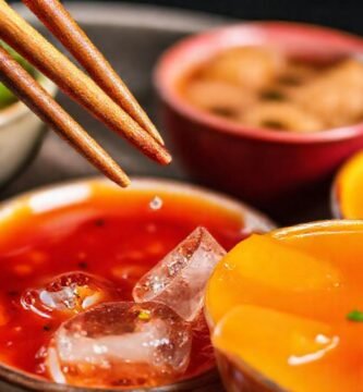 Salsas asiáticas frías: color