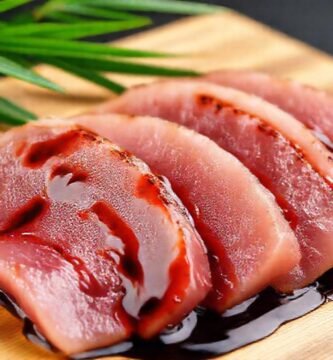 Atún crudo japonés