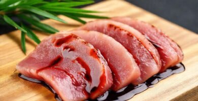 Atún crudo japonés