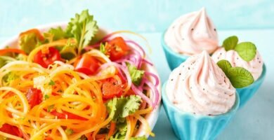 Una receta dulce y fresca apetecible