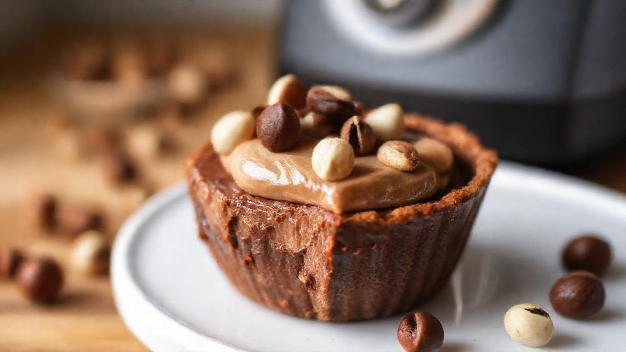 Un postre Thermomix de chocolate y avellanas