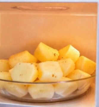 Patatas al vapor en microondas
