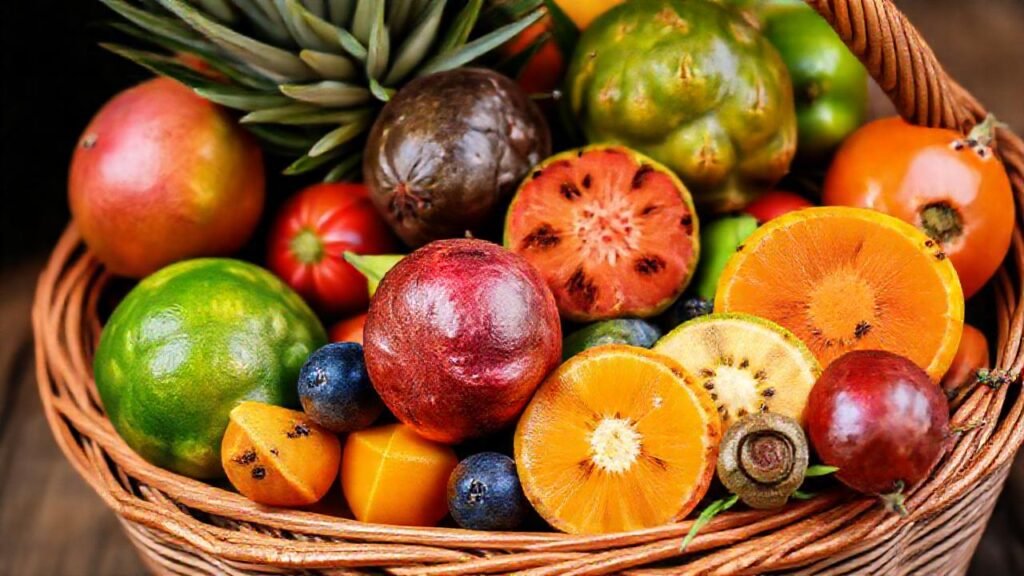 Cesta tropical ofrece un encanto apetitoso