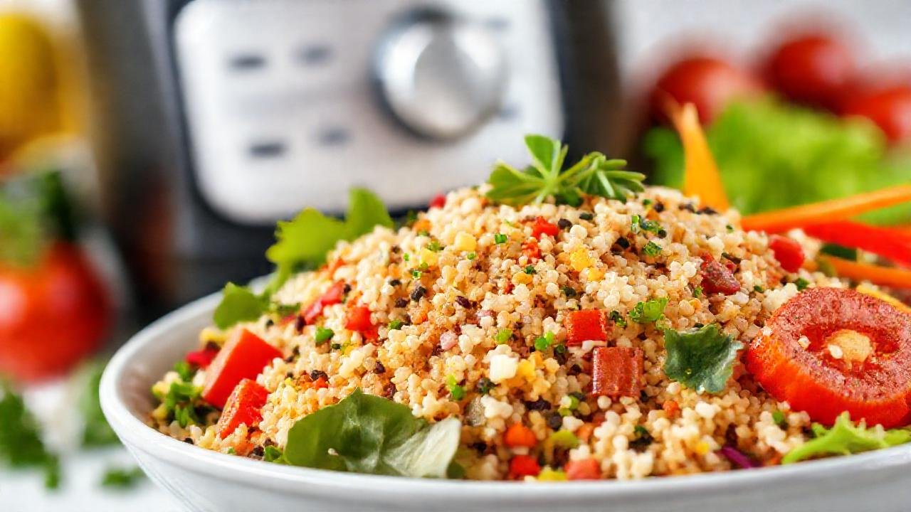 Quinoa saludable y apetitosa en estudio