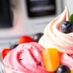 Postres brillantes y saludables son deliciosos