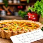 Cocina rústica: quiche apetecible y cálida