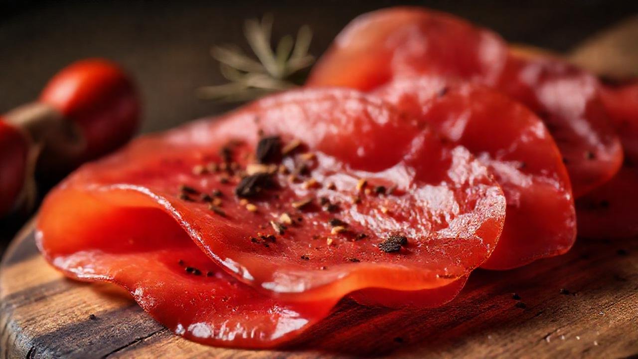 Carpaccio sofisticado, cálido y apetitoso