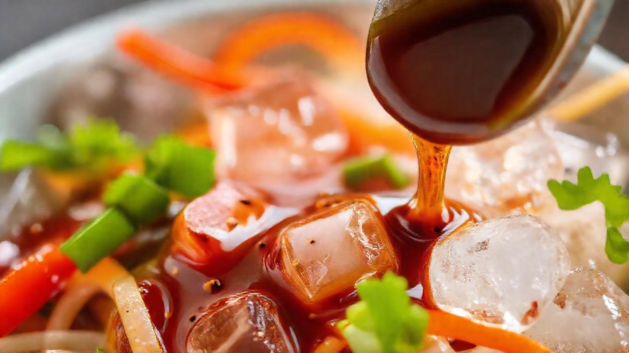Salsa de ajo asiática, fresca y apetitosa
