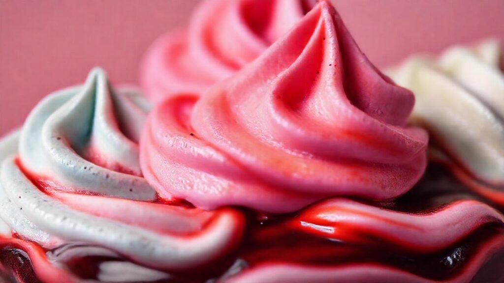 Helado y té crean atractivo minimalismo