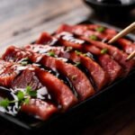 Carne Wagyu con salsa de soya