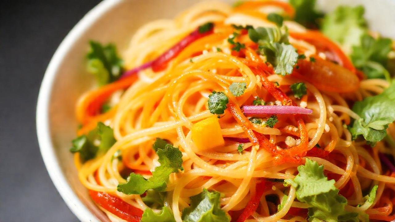 Una ensalada fresca y apetitosa, simple