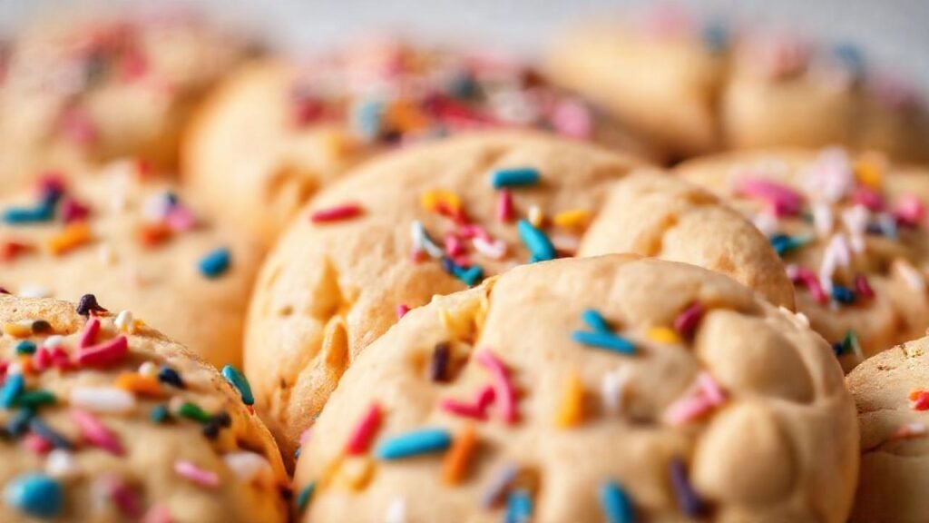 Galletas dulces y coloridas