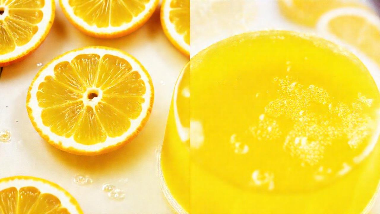 Yuzu gelatin: receta ilustrada y vibrante