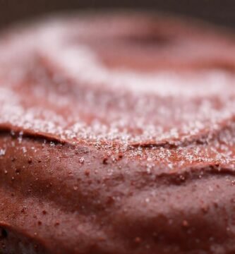 Mousse de chocolate oscuro