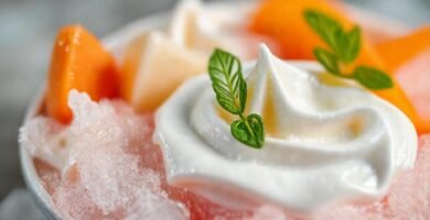 Belleza fría y minimalista de alimentos
