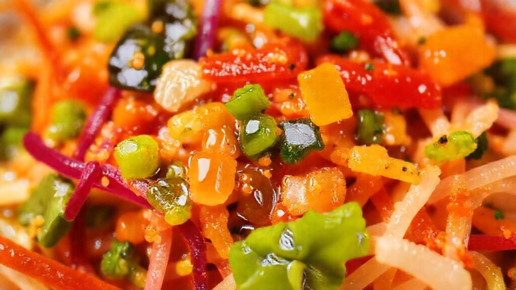 Ensalada asiática vibrante