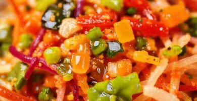 Ensalada asiática vibrante
