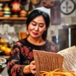 Cocina asiática serena y receptiva