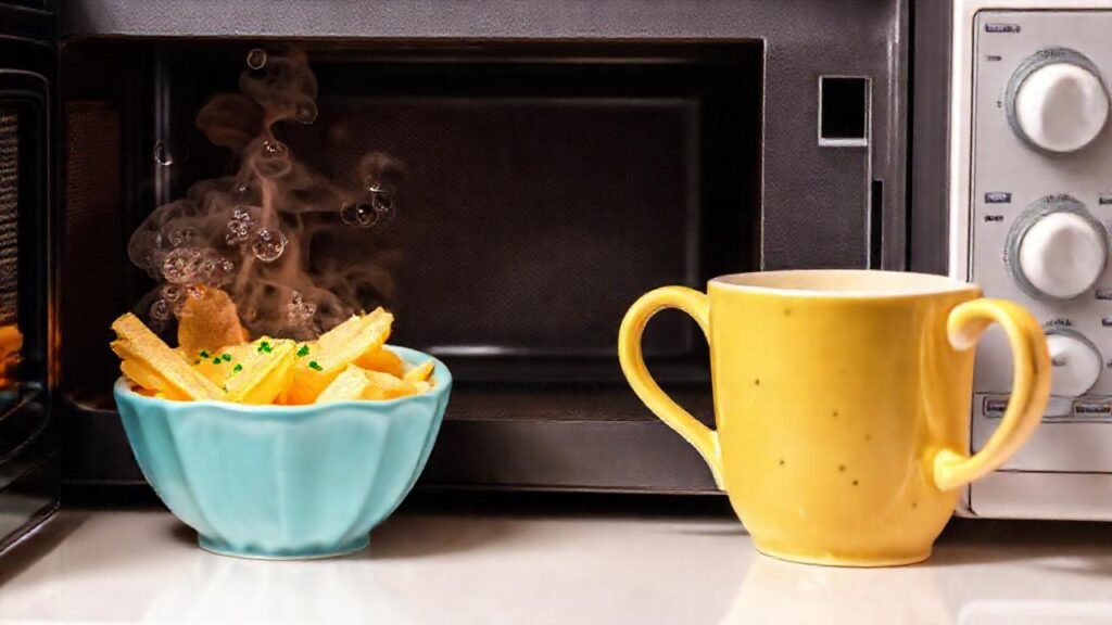 Una taza caliente y burbujeante