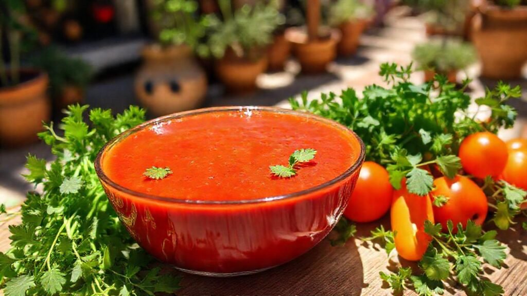 Gazpacho rojo fresco